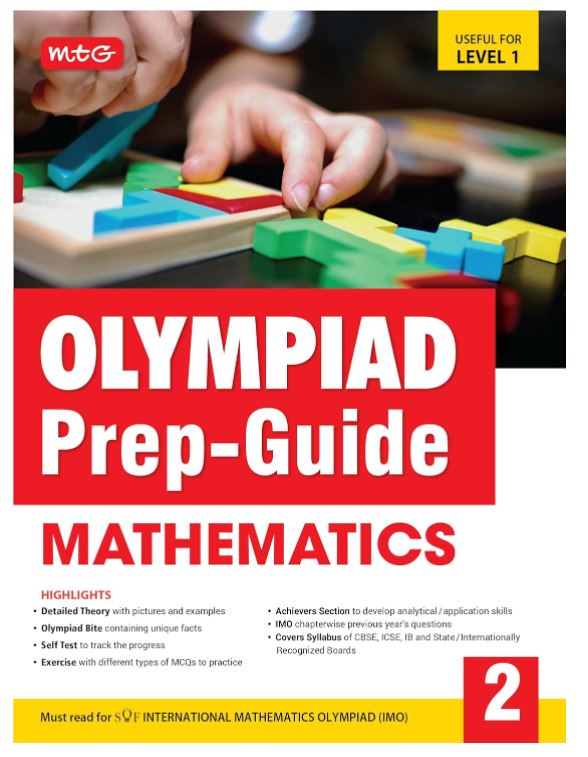 MTG Olympiad Prep-Guide Class 2 Mathematics (IMO) - Detailed Theory, Self Test with IMO Chapterwise Previous Year Question Paper For SOF 2024-25 Exam